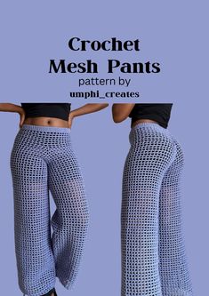 crochet mesh pants pattern by umpii creates