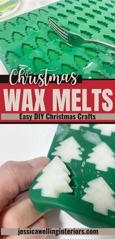 christmas wax melts are an easy diy craft for kids and adults to make