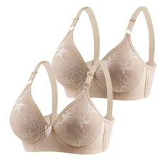 2 Pack Wireless Full Coverage Plus Size Bras for Women Comfort Lace Bralettes Lift V Neck Bra Welcome to our store, I wish you a happy shopping Our products are produced in our own factory with various styles We offer various discounts, and we offer a 30-day quality guarantee please rest assured to place an order If you have any questions, please feel free to contact me, it is our honor to serve you SOMEONE ASKED Q: Is the quality of the clothes as described? A: Yes, if the product you receive is not as described, we are ready to give you a full refund. Q: How to choose the size? A: Dear Queen, please check our size chart, we suggest buy one two sizes larger. Thank you Womens clothes are made of soft stretch quick-drying high quality fabric. Pro-skin, elastic , durable, make it easy to pul Plus Size Bras, Womens Clothes, Plus Size Bra, Womens Bras, Pink Bra, Lace Bralette, 2 Pack, Bralette, Quality Fabric