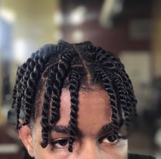 #Men'sHair, 2 Strand Twist Men, Plats Braids For Men, Twists Black Men Hair, Box Braids For Men, Twist Hair Men, Box Braids Men