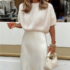 Super Cute And Stylish Ships In 5-10 Business Days Modern Feminine Style, Skirt Set Outfit, Áo Crop Top, Mode Pop, Populaire Outfits, Coachella Dress, Pullover Outfit, Plain Style, Looks Street Style