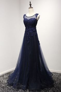 Navy Blue Prom Dress Long, Prom Dresses Long Blue, Grad Dresses Short, Grad Dresses Long, Navy Blue Prom Dresses, Graduation Party Dresses, Prom Dresses 2018, Blue Homecoming Dresses, Prom Dresses For Sale