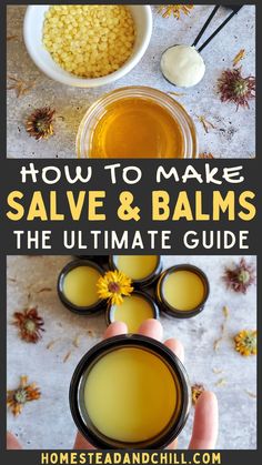 Diy Salve, Homemade Salve, Herbal Medicine Recipes, Lavender Recipes, Hand Salve