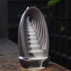 Inspired by the glorious image of the stairway to Valhalla, we designed this incense burner to be a unique piece for those who want to connect with the old spirits in a different way. Details Comes with 20 incense cones. Height: 6.69" (17 cm) Length: 3.86" (9.8 cm) Width: 3.15" (8 cm) Weight: 370 g. Sala Yoga, Waterfall Incense Burner, Waterfall Incense, Zen Gifts, Backflow Incense Burner, Incense Burner Holder, Didgeridoo, Backflow Incense, Waterfall Design