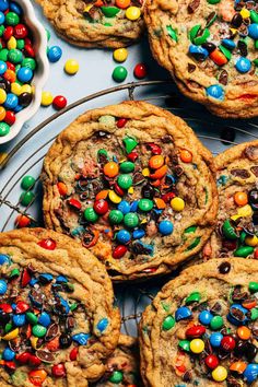 the best soft and chewy m & m cookies