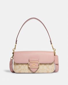 COACH® | Morgan Shoulder Bag In Signature Canvas Freetime Activities, Expensive Bag, My Style Bags, Luxury Bags Collection, Handbag Essentials, Tas Fashion, Girly Bags, Fancy Bags, Bags Designer Fashion