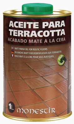 a can of terracotta that is brown