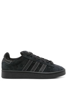 black/white calf suede panelled design signature 3-Stripes logo signature trefoil logo detail logo patch at the tongue contrasting branded heel counter contrast stitching round toe front lace-up fastening padded ankle branded insole flat rubber sole Adidas Logo Low-top Suede Sneakers, Low-top Suede Adidas Sneakers, Adidas Suede Sneakers With Round Toe, Adidas Suede Sneakers With Logo, Leather Sneakers With Three Stripes For Streetwear, Suede Sneakers With Three Stripes Branding For Sports, Adidas Suede Sneakers, Adidas Suede Skate Shoes With Round Toe, Black Suede Adidas Sneakers