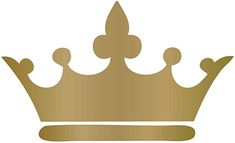 a gold crown on a white background is shown in this file, it appears to be an illustration