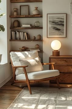 a living room filled with furniture and decor