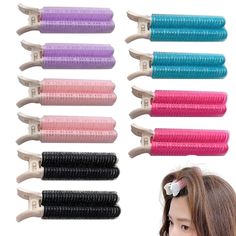 PRICES MAY VARY. Volume Clips for Hair: Hair root fluffy clips can be used to shape bangs, create see through bangs, conform to ergonomic design, easy to clamp, firmly fit the hair without harming your hair. Volume Clips for Roots: Hair roller clip adopts duckbill design which is easy to use and fits the hair firmly. With elastic spring convenient to open and close, and it is easy to shape fluffy bangs or curls, help create fashionable hair curls, and fast styling, and shaping. Volumizing Hair C Hair Volume Clips, Fluffy Bangs, Hair Roller Clips, Volumizing Hair, Heatless Hair Curlers, Hair Roller, Shopping Queen, Fast Hair, Hair Curls