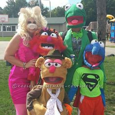 the muppets and miss piggy family costume