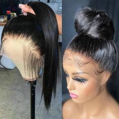 360 Lace Frontal Wigs for Black Women Brazilian Straight 100% Human Hair Wigs, #AD, ##Hair, #advertisement, #Human, #Straight, #Brazil Hairstyles College, Full Lace Frontal, Fashion Hairstyles, Remy Hair Wigs, Remy Human Hair Wigs, Curly Lace Front Wigs, 360 Lace Wig, Straight Lace Front Wigs, Lace Closure Wig