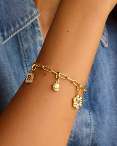 Looking for 14k gold necklaces, hoop earrings, stacking rings & more? Shop thoughtfully designed jewelry made to mix, style, and layer. Friendship Charm Bracelets, Necklace Stack Gold, Jewelry Making Inspiration, Girly Necklace, Gold Layered Bracelets, Bracelets Stack, Earrings Stacking, Bracelet Styles, Accessory Inspo