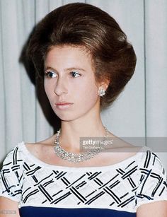 the princess of wales wearing an elegant necklace and earrings