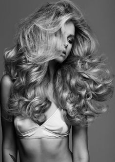 bombshell-wedding-hair-loose-waves-all-down-bridal-hairstyles__full Hair Expo, Bombshell Hair, Hair Romance, Long Curls, Hair Envy, Loose Hairstyles, Long Curly Hair