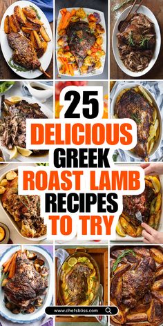 the 25 delicious greek roast lamb recipes to try out in this post - dinner meal