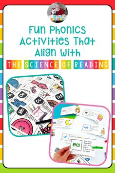 the science of reading fun phonics activities that align with