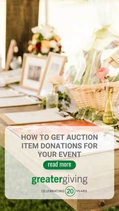 Silent Auction Item Donation and procurement for fundraising events Silent Auction Donations, Auction Donations, Silent Auction Baskets, Auction Basket, Procurement Process