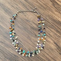 Natural Stone Necklace Small Leaves, Earthy Jewelry, Natural Stone Necklace, Natural Stones Necklace, Small Leaf, Beaded Necklaces, Jewelry Inspo, Stone Necklace, Jewelry Ideas