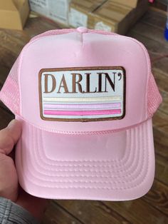 Trucker Hat Outfit, Pink Trucker Hat, Custom Trucker Hats, Hat Outfit, Western Wear Outfits, Last Ride, Western Style Outfits, Whatsapp Wallpaper, Concert Fits