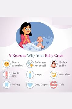 the baby cries info sheet shows how to use it for diapering and hygiene