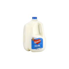 a gallon of milk on a white background