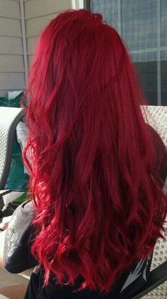 Bright Red Hair Dye, Dark Red Hair Dye, Red Hair Inspo, Dyed Red Hair, Dark Red Hair, Bright Red Hair, Hair Red, Red Hair Color, Hair Inspiration Color