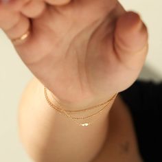 Twin Hearts Bracelet | Recycled Solid 14k Yellow Gold | Catbird Jewelry Catbird Jewelry, Mothers Day Rings, Hearts Bracelet, Engagement Ring Wedding Band, Gifts For Wedding Party, Heart Bracelet, Gold Charm, Wedding Ring Bands, Mother Gifts