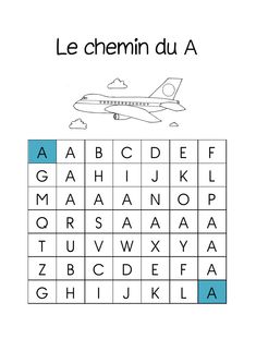 an airplane is shown in the middle of a crossword puzzle