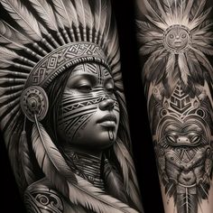 Chicano Tattoos, Indian Tattoo, Tattoo Sketches, Tattoo Drawings, Native American, Nativity, Tattoos