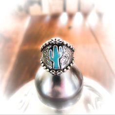 Beautiful Ring Comes With Box Rodeo Ring Western Ring Size 8 Questions? Leave A Comment Below Western Promise Rings For Teens, Turquoise Rings Western, Nickel Free Southwestern Style Ring As Gift, Nickel-free Southwestern Style Ring As Gift, Western Sterling Silver Gemstone Ring, Western Style Sterling Silver Gemstone Ring, Silver Southwestern Turquoise Ring Gift, Silver Southwestern Style Turquoise Ring As Gift, Southwestern Silver Turquoise Ring Gift