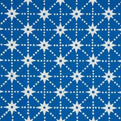 a blue background with white stars on it