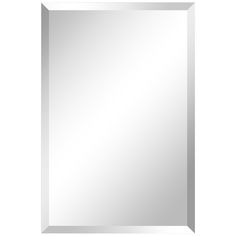 an empty mirror on a white background