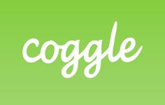 the word google in white on a green background