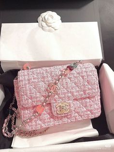 Channel Pink Bag, Cute Pink Bags, Chanel Bag Collection, Chanel Pink Bag, Channel Purse, Channel Aesthetic, Pink Chanel Bag, Paris House, Feminine Hygiene Products