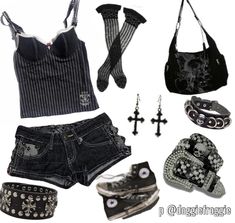 Emo 2000s, Outfits 2000s, Alternative Outfits, 2000s Fashion, Lookbook Outfits