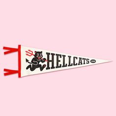 Smells like team spirit! Hellcats USA Pennant 31inch x 9inch Made by our friends at Oxford Pennant Virtual Window, College Pennants, Oxford Pennant, Homecoming Spirit Week, Homecoming Spirit, Pennant Flags, Pennant Flag, Cheer Team, Pennant Banners