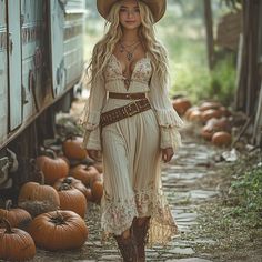 ingshows Women’s Cowgirl Costume, Old Western Outfits Women, Wild West Dress, Cowgirl Outfits For Women, Cowgirl Dress, Cowgirl Vintage, Western Bohemian, Cowgirl Style Outfits, Cowgirl Dresses