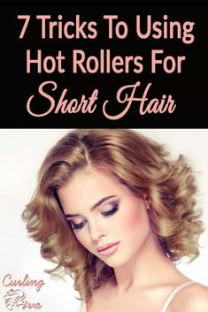 Hot Rollers 70s Hair, How To Curl Short Hair With Rollers, Hot Roller Hairstyles Short Hair, How To Use Hot Rollers For Short Hair, How To Use Hot Rollers Medium, Short Hair Hot Rollers, How To Place Hair Rollers, How To Use Hot Rollers, Hot Rollers For Short Hair