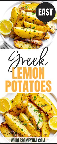 Greek Lemon Potatoes Mediterranean Diet Recipes Potatoes, Lemon Mustard Potatoes, Slow Roasted Greek Lemon Potatoes, Yellow Potatoes Recipes Healthy, Greek Lamb Roast Lemon Potatoes, Lemon Greek Potato Salad, Tumeric Potatoes Recipe, Greek Lemon Potatoes Instant Pot, Russell Potatoes Recipes