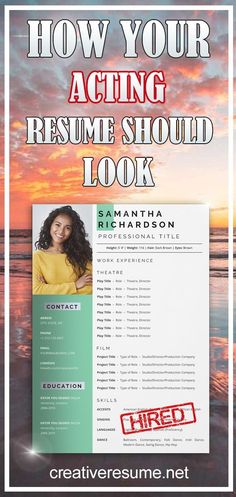 acting resume, actor resume, theatre resume, actress resume, acting resume template, actor resume template, theatre resume template, actress resume template Writing A Resume, Career Planning, Dark Brown Eyes, Resume Template Word