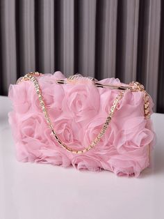 Buy Inexpensive Clutch Bags at Fehaute online store, SPU: 4AHRCL7H9EF1, Color: Pink Champagne White Black, Pattern:Floral, Bag Type:Square. Square Shoulder Bag For Party, Elegant Rectangular Evening Bag For Spring, Elegant Rectangular Spring Evening Bag, Luxury Spring Rectangular Clutch, Luxury Rectangular Spring Clutch, Spring Party Shoulder Evening Bag, Rectangular Shoulder Bag For Summer Events, Spring Evening Square Shoulder Bag, Summer Event Rectangular Shoulder Bag