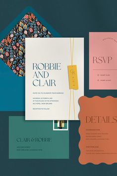 Personalize this invitation suite with your own color palette, wording, and print method for an invitation that is perfectly you! Unusual Wedding Invitations, Unusual Wedding, Event Invitations, Eclectic Wedding, Wedding Invitation Video, Digital Wedding Invitations, Digital Weddings, Wedding Mood Board