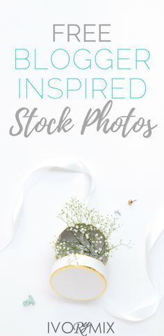 there is a plant that is sitting on top of a white surface with the words free blogger inspired stock photos