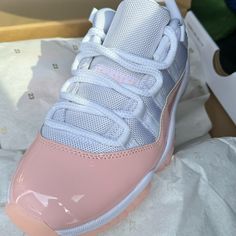 Air Jordan 11 Retro Pink Size 6 Nwto Pink Jordan 11, Jordan Pink, Air Jordan Retro 11, Jordan 11s, Pink Jordans, Pretty Sneakers, Jordan Retro 11, Jordan 4s, Custom Nike Shoes