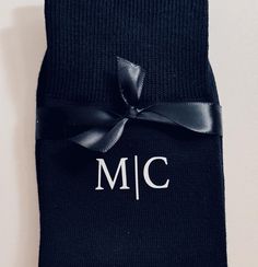 Treat your groomsmen, your best man, groom, father of the bride, and/or father of the groom to these simple, yet elegant business formal socks. *FREE SHIPPING on orders of $35 or more* ✨ITEM DESCRIPTION: *Black *Calf length  *Available in M, L, and XL (please refer to the last picture for a size chart) *fully customizable ✨HOW TO ORDER 1. Choose a size 2. Enter your personalization in the designated space.  NOTE:This listing is for one pair of socks. If you are placing an order for multiple pair Groom Socks, Father Of The Bride Gift, Groomsmen Socks, Father Of The Groom, Gift For Father, Groomsmen Gifts, Bride Gift, Business Formal, Father Of The Bride