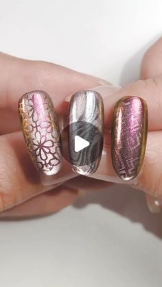 Nail art 💅 Manicure on Instagram: "Create stunning designs with ease: 🌙 Amber-toned cat eye effects that shimmer beautifully. 🎨 Transfer and add Chrome  Powder for intricate art with a smooth finish. 🛒Link in bio🔗: 🛍️Amber Moonlight Cat Eye 🛍️4 IN 1 No Wipe Multifunctional Painting Gel 🔥Black Friday Special Code: RARBF50 off!  #CatEyeNails#AmberMoonlight#MultifunctionalGel#NailArtTools#FallNailInspo#NailTransferArt #PigmentRubbing #ElegantNails #CreativeNailDesigns" Intricate Art, Chrome Powder, Creative Nail Designs, Cat Eye Nails, Elegant Nails, Cat Eye, Black Friday, Amber, Manicure