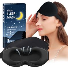 PRICES MAY VARY. [ Eyes Feel Free ] This sleeping mask is super lightweight and the large area 3D contoured cup design, which can help you say goodbye to the pressure on your nose and face. This free-eye sleep experience allows you to fall asleep quickly and easily. [ Gentle Silky Touch ] This eye mask is made of ultra-breathable fabric and memory foam. The material can provide you with silky softness and cooling. In the hot summer, there is no more sweat from the eye covers but gentle silky fee Eye Mask For Sleeping, Eye Mask Sleep, Mask For Men, Product Tester, Shift Work, Computer Gifts, Sleep Eye, Silk Eye Mask, Side Sleeper