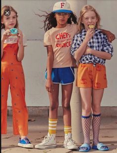 70s Kids Outfits, 90s Kids Outfits, 70s Kids Fashion, 80s Fashion Kids, 90s Kids Fashion, Styl Grunge, Nostalgic Fashion, 1980s Kids, Orange Jumpsuit